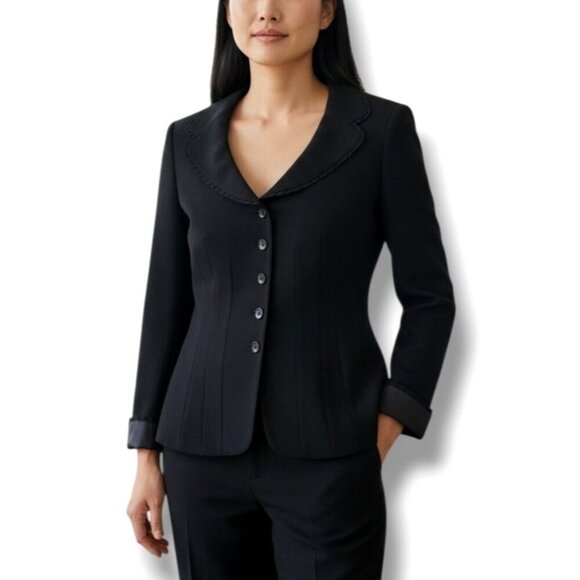 Escada Jackets & Blazers - Escada Wool Tailored Blazer Elegant Jacket